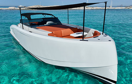 ibiza motorboat charter vanquish vq45