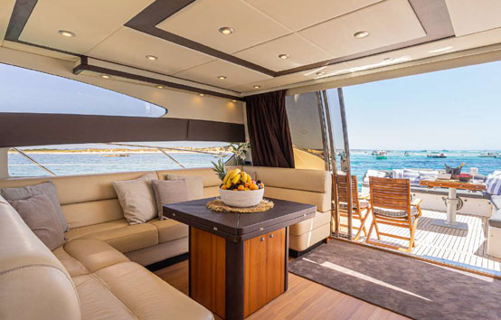 ibiza yacht charter sunseeker predator 72