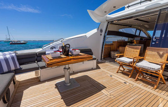 ibiza yacht charter sunseeker predator 72