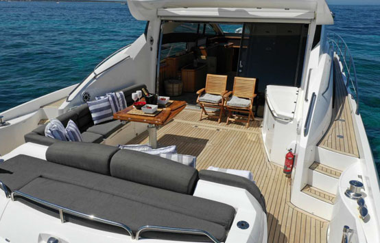 ibiza yacht charter sunseeker predator 72