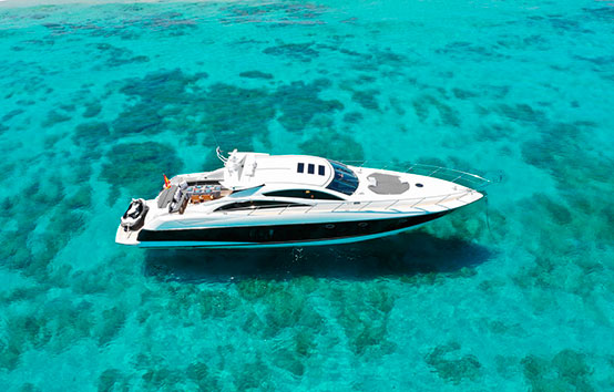 ibiza yacht charter sunseeker predator 72