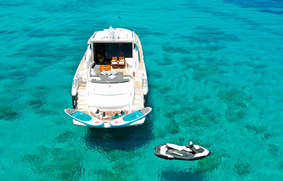 ibiza yacht charter sunseeker predator 72