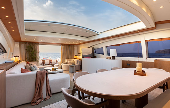 ibiza yacht charter Mangusta 108