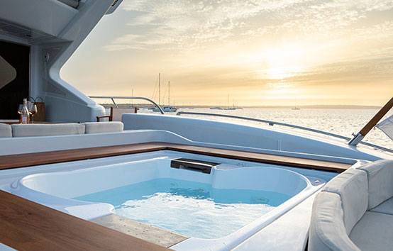 ibiza yacht charter Mangusta 108