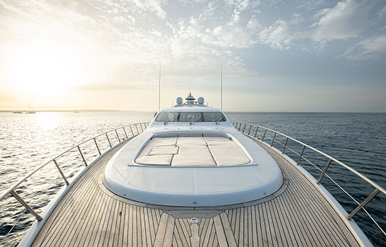 ibiza yacht charter Mangusta 108