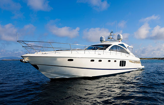 Ibiza yacht charter fairline targa 64