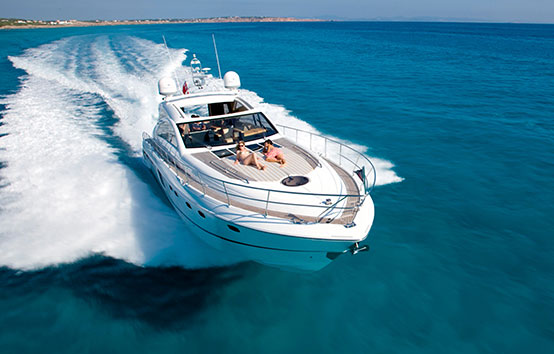 Ibiza yacht charter fairline targa 64