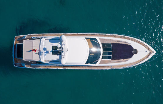 Ibiza yacht charter fairline targa 64