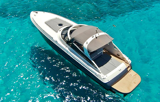 ibiza yacht charter Baia 48