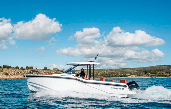 Dromeas D28 WA Barracuda ibiza charter