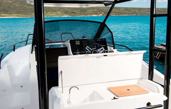 Dromeas D28 WA Barracuda ibiza charter