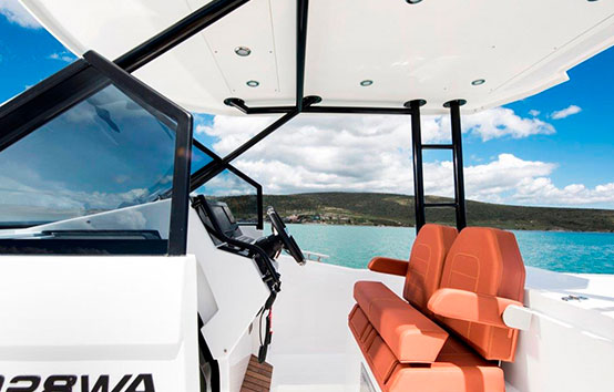 Dromeas D28 WA Barracuda ibiza charter