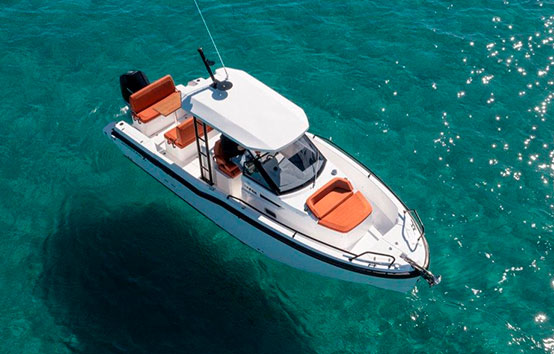 Dromeas D28 WA Barracuda ibiza charter