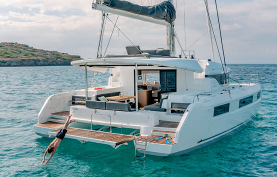 ibiza catamaran charter Laboon 50