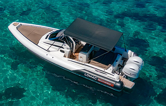 Charter zodiac Lomac 850 on Ibiza