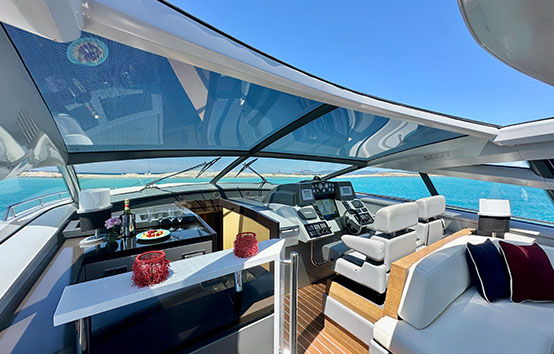 Yacht charter in Ibiza Baia Italia 70