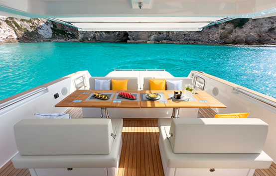 Open boat charter in Ibiza Fjord 53XL