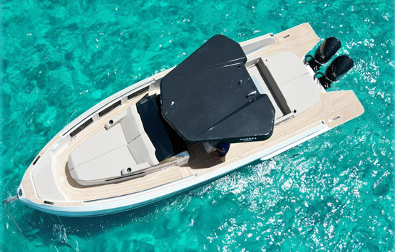 Boat charter in Ibiza Kumbra 34