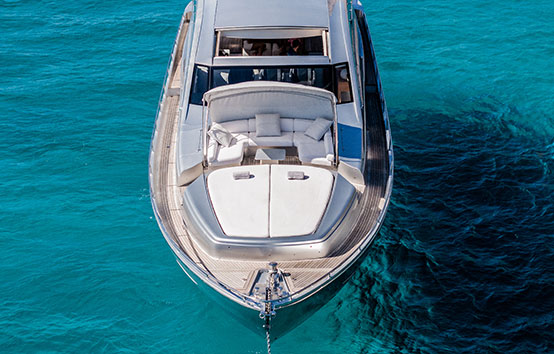 Yacht charter in Ibiza Pershing 80